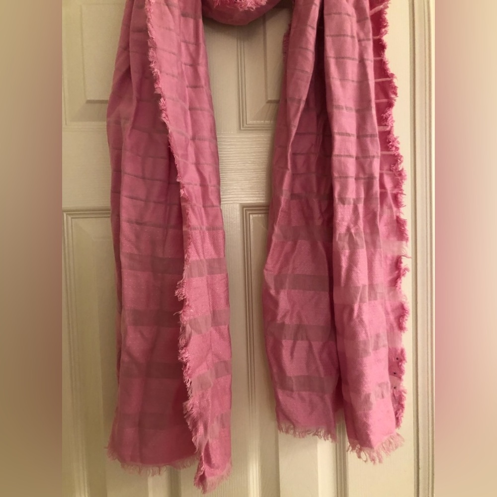 Ann Taylor pink scarf